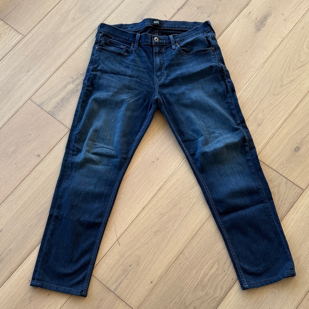 PAIGE Men's FEDERAL Jeans in Dark Blue